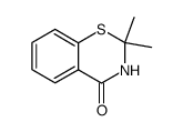 2,2-dimethyl-2,3-dihydro-4H-1,3-benzothiazin-4-one结构式
