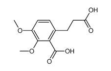 3-(2-carboxy-3,4-dimethoxy-phenyl)-propionic acid Structure