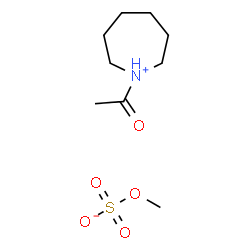 1-acetylhexahydro-1H-azepinium methyl sulphate structure