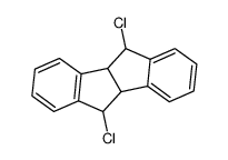 5,10-dichloro-4b,5,9b,10-tetrahydro-indeno[2,1-a]indene结构式