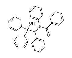 4-hydroxy-1,2,3,4,4-pentaphenyl-but-2-en-1-one结构式