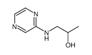 2-Propanol, 1-(2-pyrazinylamino) Structure