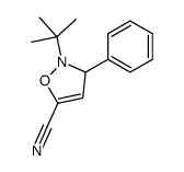 2-tert-butyl-3-phenyl-3H-1,2-oxazole-5-carbonitrile Structure