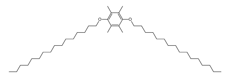 1,4-bis-hexadecyloxy-2,3,5,6-tetramethyl-benzene Structure