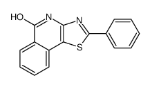 2-phenyl-4H-[1,3]thiazolo[4,5-c]isoquinolin-5-one结构式