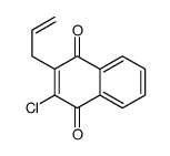 2-chloro-3-prop-2-enylnaphthalene-1,4-dione结构式