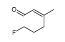 6-fluoro-3-methylcyclohex-2-en-1-one结构式