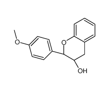 (2S,3S)-2-(4-methoxyphenyl)-3,4-dihydro-2H-chromen-3-ol Structure