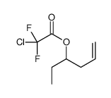 hex-5-en-3-yl 2-chloro-2,2-difluoroacetate结构式