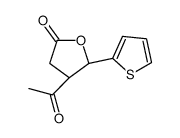 (4S,5S)-4-acetyl-5-thiophen-2-yloxolan-2-one Structure