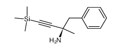 1-Methyl-4-phenyl-1-trimethylsilyl-1-butyn-3-amine Structure