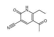 5-acetyl-6-ethyl-2-oxo-1H-pyridine-3-carbonitrile结构式