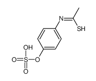 [4-(ethanethioylamino)phenyl] hydrogen sulfate结构式