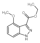 4-甲氧基-1H-吲唑-3-羧酸乙酯结构式