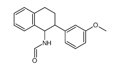 1-formamido-2-(3-methoxyphenyl)-1,2,3,4-tetrahydronaphthalene Structure