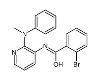 2-bromo-N-[2-(N-methylanilino)pyridin-3-yl]benzamide结构式