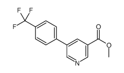methyl 5-(4-(trifluoromethyl)phenyl)pyridine-3-carboxylate结构式