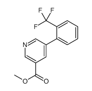 methyl 5-(2-(trifluoromethyl)phenyl)pyridine-3-carboxylate structure