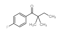 2,2-DIMETHYL-4'-FLUOROBUTYROPHENONE结构式