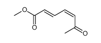 methyl 6-oxo-2(E),4(Z)-heptadienoate结构式