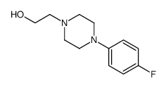 2-[4-(4-fluorophenyl)piperazin-1-yl]ethanol结构式