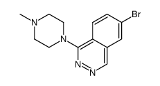 6-bromo-1-(4-methylpiperazin-1-yl)phthalazine结构式