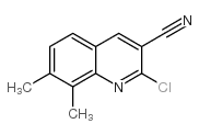 2-Chloro-7,8-dimethylquinoline-3-carbonitrile图片