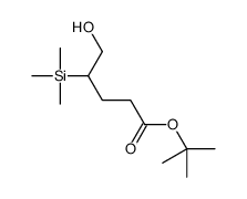 tert-butyl 5-hydroxy-4-trimethylsilylpentanoate Structure