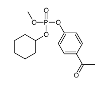 (4-acetylphenyl) cyclohexyl methyl phosphate Structure