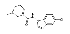 N-(5-chloro-1H-indol-1-yl)-1-methyl-1,2,5,6-tetrahydropyridine-3-carboxamide Structure
