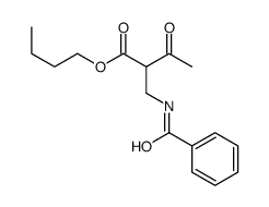 butyl 2-(benzamidomethyl)-3-oxobutanoate Structure