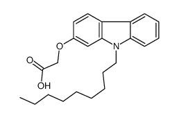 2-(9-nonylcarbazol-2-yl)oxyacetic acid Structure