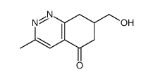 7-(hydroxymethyl)-3-methyl-7,8-dihydro-6H-cinnolin-5-one Structure