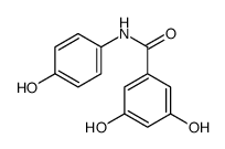 3,5-dihydroxy-N-(4-hydroxyphenyl)benzamide Structure