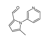 5-甲基-1-(3-吡啶基)-1H-吡咯-2-甲醛结构式