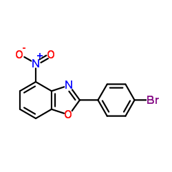 2-(4-Bromophenyl)-4-nitro-1,3-benzoxazole结构式