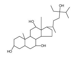 24-Ethylcholestane-3,7,12,24-tetrol结构式