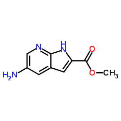 Methyl 5-amino-1H-pyrrolo[2,3-b]pyridine-2-carboxylate Structure