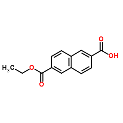 6-(Ethoxycarbonyl)-2-naphthoic acid Structure