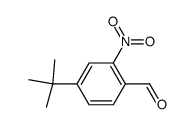 4-(1,1-dimethylethyl)-2-nitrobenzaldehyde结构式