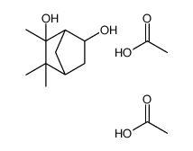 acetic acid,2,2,3-trimethylbicyclo[2.2.1]heptane-3,5-diol结构式