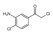 Ethanone, 1-(3-amino-4-chlorophenyl)-2-chloro结构式