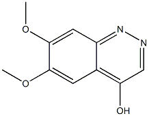 6,7-Dimethoxy-cinnolin-4-ol Structure