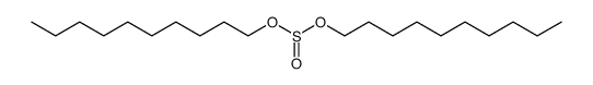 sulfurous acid bis-decyl ester Structure