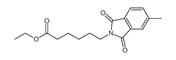 ethyl 6-(5-methyl-1,3-dioxo-isoindol-2-yl)hexanoate结构式