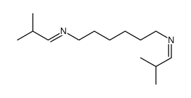 2-methyl-N-[6-(2-methylpropylideneamino)hexyl]propan-1-imine Structure