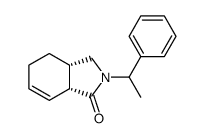 (3aS,7aR)-2-(1-Phenyl-ethyl)-2,3,3a,4,5,7a-hexahydro-isoindol-1-one结构式