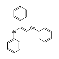 1,2-bis(phenylselanyl)ethenylbenzene Structure