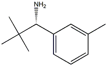 (1S)-2,2-DIMETHYL-1-(3-METHYLPHENYL)PROPAN-1-AMINE结构式