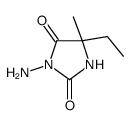 3-氨基-5-乙基-5-甲基-咪唑烷-2,4-二酮结构式